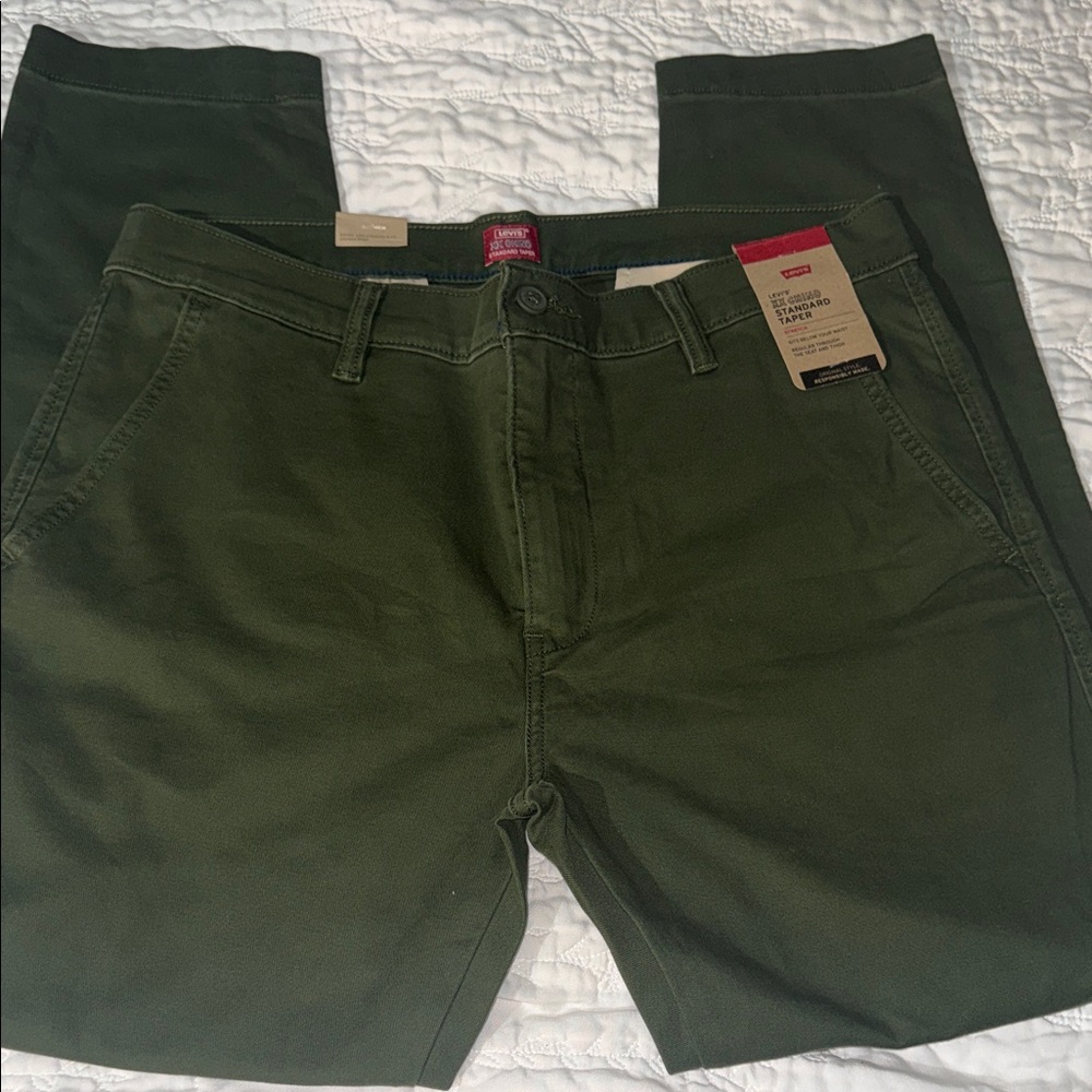 Levi's Men's Dark Green Chinos 34x30